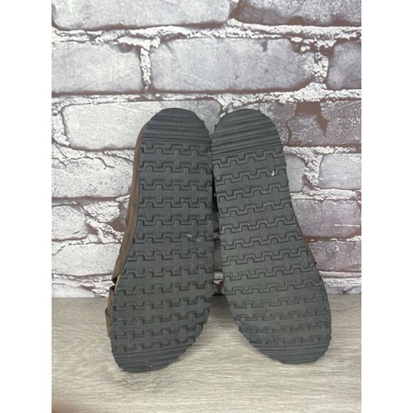 Spring Step Brown Suede Leather Cork Slide Wedge Sandals Women’s Sz 39EU/8.5M US - Picture 6 of 16